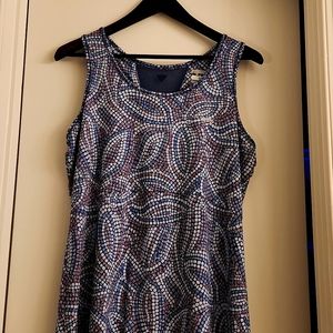 COLUMBIA PFG DRESS X-Large, Sleeveless, Blue, Activewear, Summer